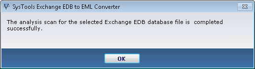 EDB Scan Complete