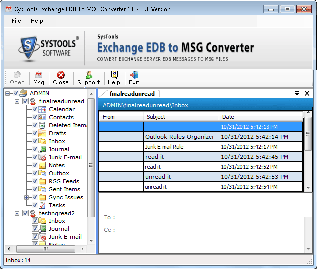 EDB file Preview